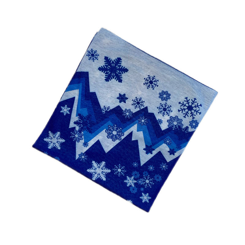 Bufanda Deportiva ROCKBROS Estampado Invernal Color Azul